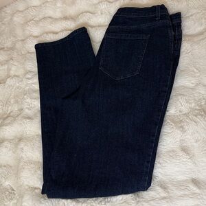 Gloria Vanderbilt Dark Blue High Rise Boot Cut Jeans